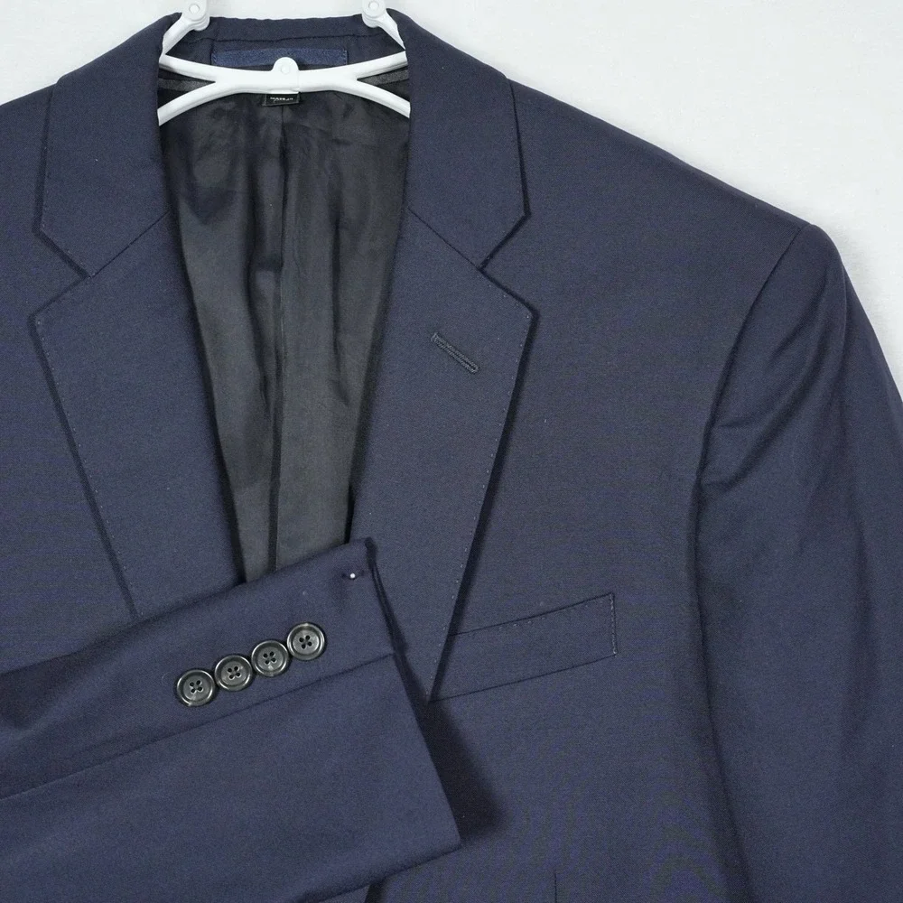 J.Crew Ludlow Suit Jacket 38R Navy Blue Loro Piana Super 120s Wool Blazer Mens